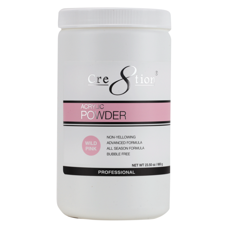 Cre8tion Acrylic Powder, 23.5 oz, 01126 -Wild Pink